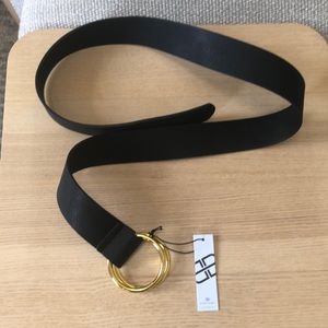 B-Low the Belt Black Vegan Leather Mia NWT